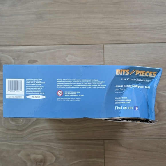 Serene Beauty 4 in 1  1000 Pieces Puzzle Set Sealed New Bit And Pieces Giana - Picture 4 of 4